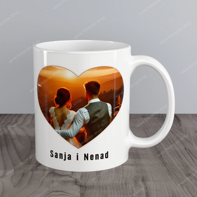 Foto šolja za venčanje